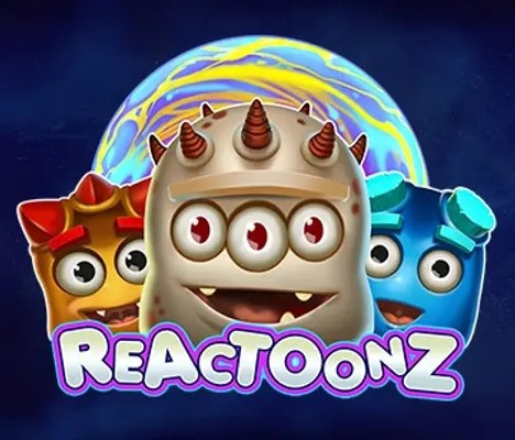 Official Slots logo: Reactoonz by Play’n GO at N1 Casino
